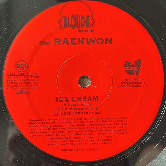 Raekwon - “Ice Cream / Incarcerated Scrafaces” Vinyl 12” Single - Picture 5 of 5